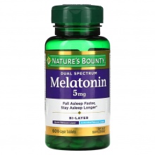  Nature's Bounty Dual Spectrum Melatonin 5  60 
