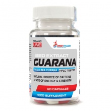 Энергетик WestPharm Guarana 500 мг 60 капсул