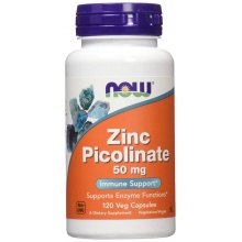 Цинк NOW Zinc Picolinate 50 мг 120 капсул
