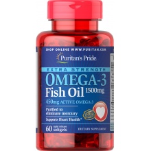  Puritan's Pride Omega-3 Fish Oil 1500  60 