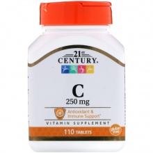 Витамины 21st Century Витамин C 250 мг 110 таблеток