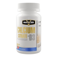 Витамины Maxler Calcium Citrate + D3 120 таблеток