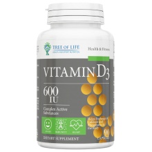 Витамины Tree of Life Vitamin D3 600ME 90 капсул