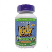 Витамины NATROL Kid's Chewable 6 + Up  60 таблеток