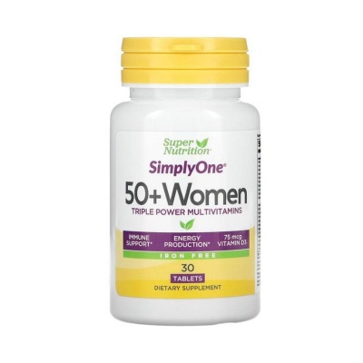  Super Nutrition Simply One 50+Women 30 